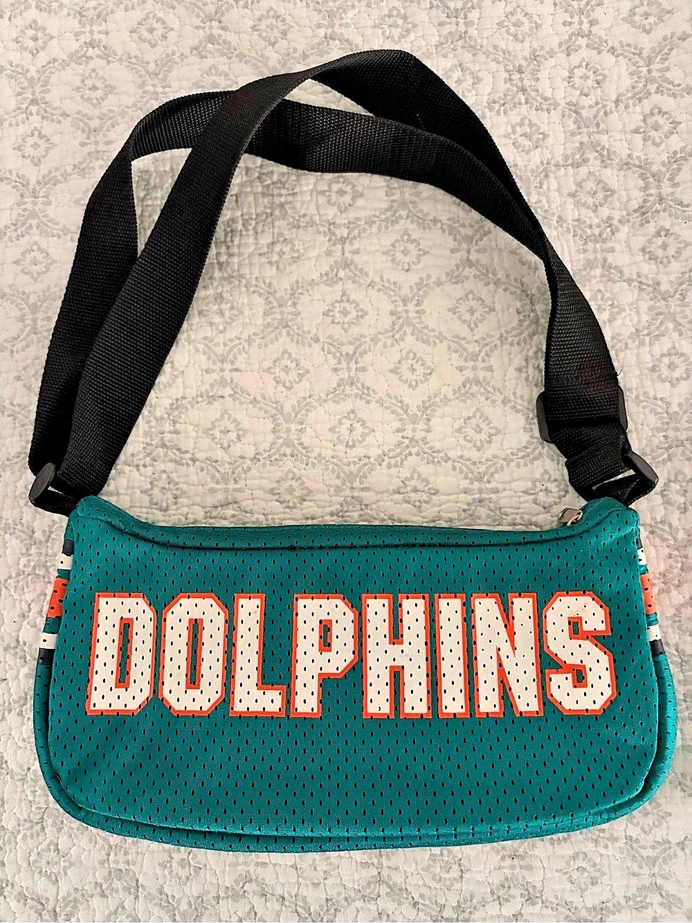 ProFanity Miami Dolphins NFL Teal Mesh Belt Bag